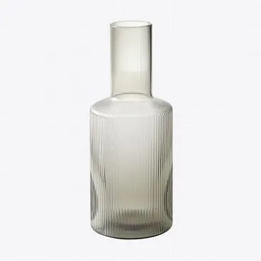 Szklana Butelka 800 Ml Yulia Grey - Sklum
