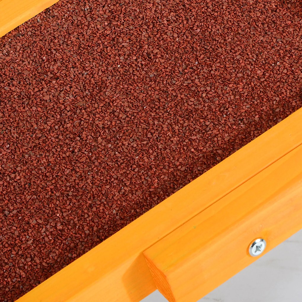 PawHut Huśtawka zręcznościowa dla psa Drewniana równoważnia do agility 180x30x30cm Naturalne drewno | Aosom PL