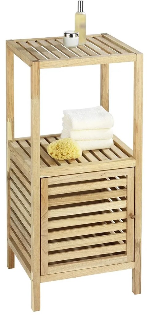 Regał łazienkowy NORWAY z drzwiczkami - 3 poziomy, WENKO