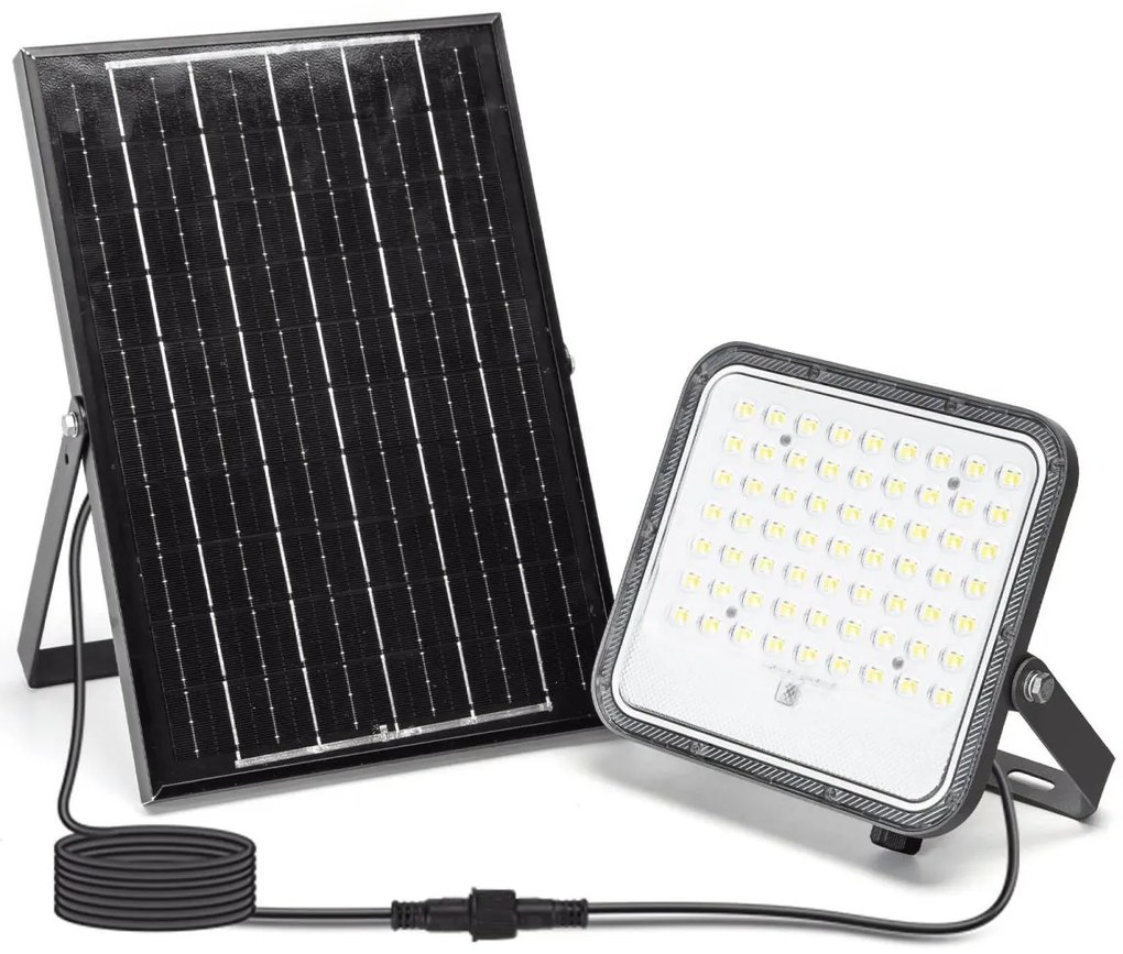 Aigostar - LED regulowany reflektor solarny LED/100W/3,4V IP66 + DO