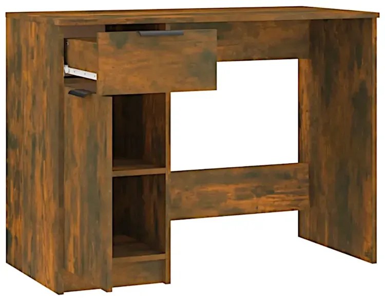 Minimalistyczne biurko w kolorze przydymionego dębu F9-P59