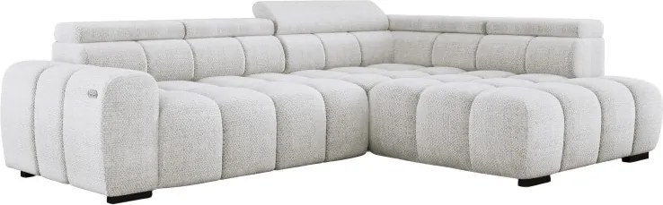 Narożnik BULL L Prawostronny z Elektryczną Regulacją EDEN 01 WERSAL