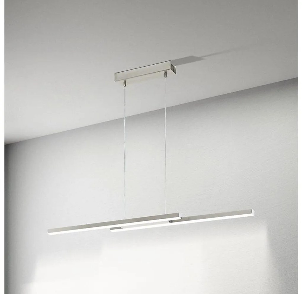 Eglo 33232 - LED RGBW ściemnialny żyrandol na linkach FRAIOLI-C 2xLED/17W/230V matowy chrom