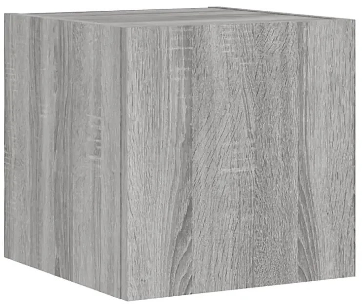 Szafki ścienne led w kolorze szarego dębu sonoma T1-K72