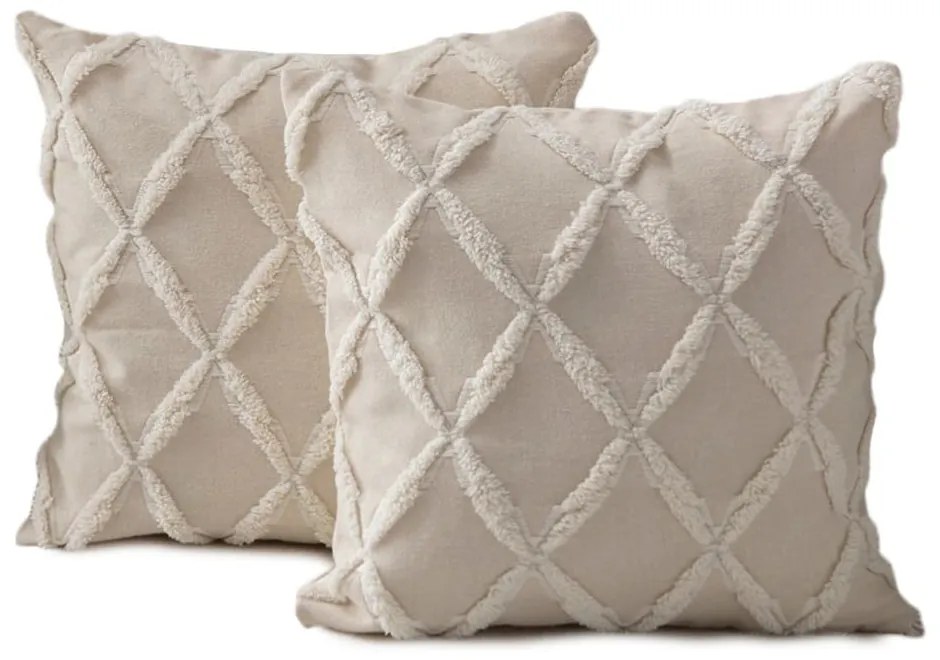 Poszewki na poduszki zestaw 2 szt. 43x43 cm Tuffet – Mioli Decor