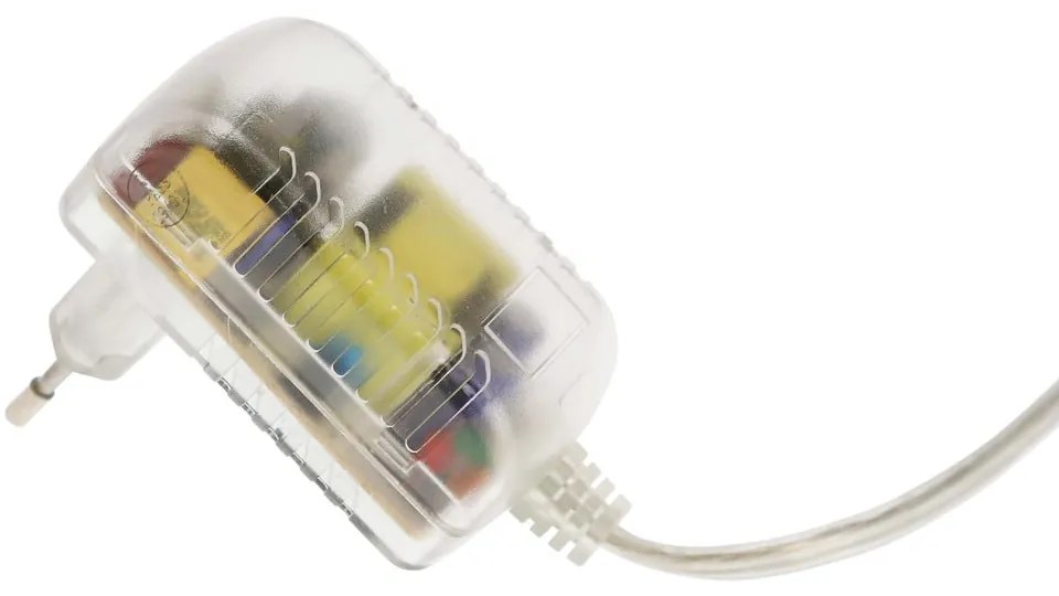 Biała lampa stojąca LED z metalowym kloszem (wysokość 140 cm) Lund – Candellux Lighting