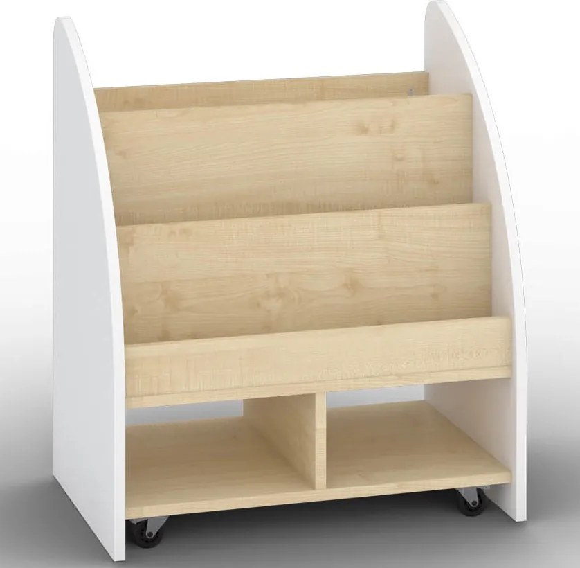 Dwustronna biblioteczka szkolna na kółkach Małgosia 6512725JU