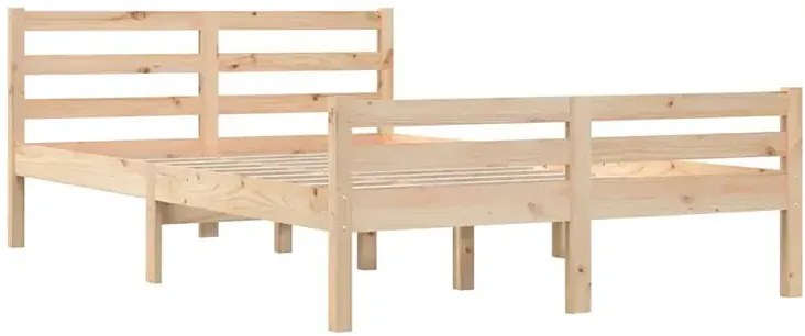 Podwójne łóżko z naturalnej sosny 140x200 T6-B84