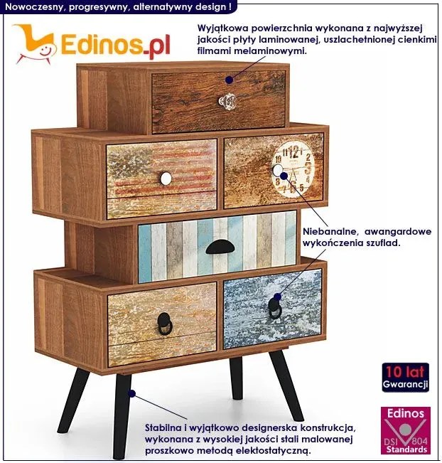 Alternatywna komoda na nóżkach E6-Z50