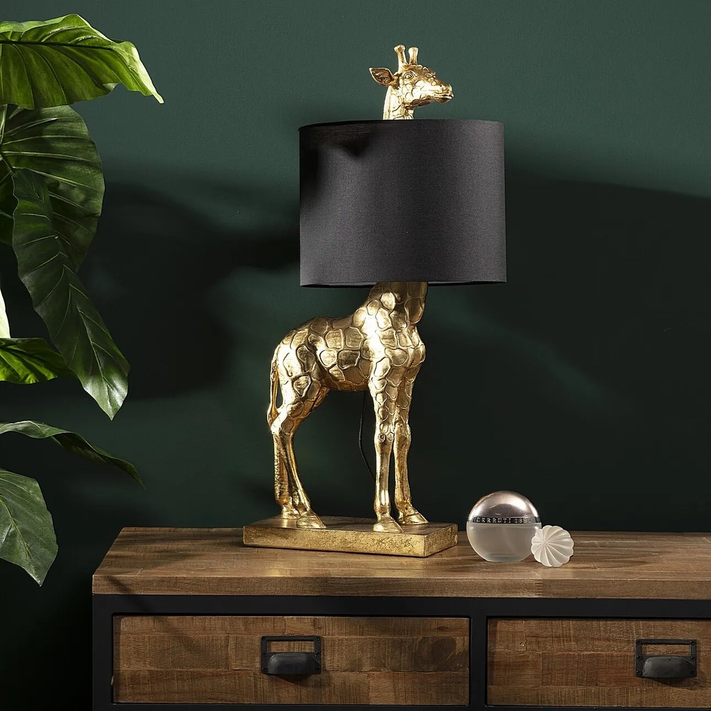 Lampa stołowa Gold Giraffe 70cm