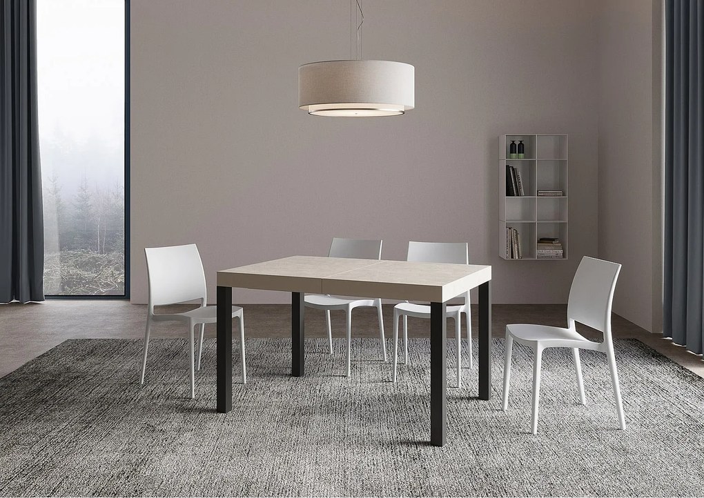 Stół rozkładany 140/244x90 cm Everyday Premium nogi kaszmir antracyt