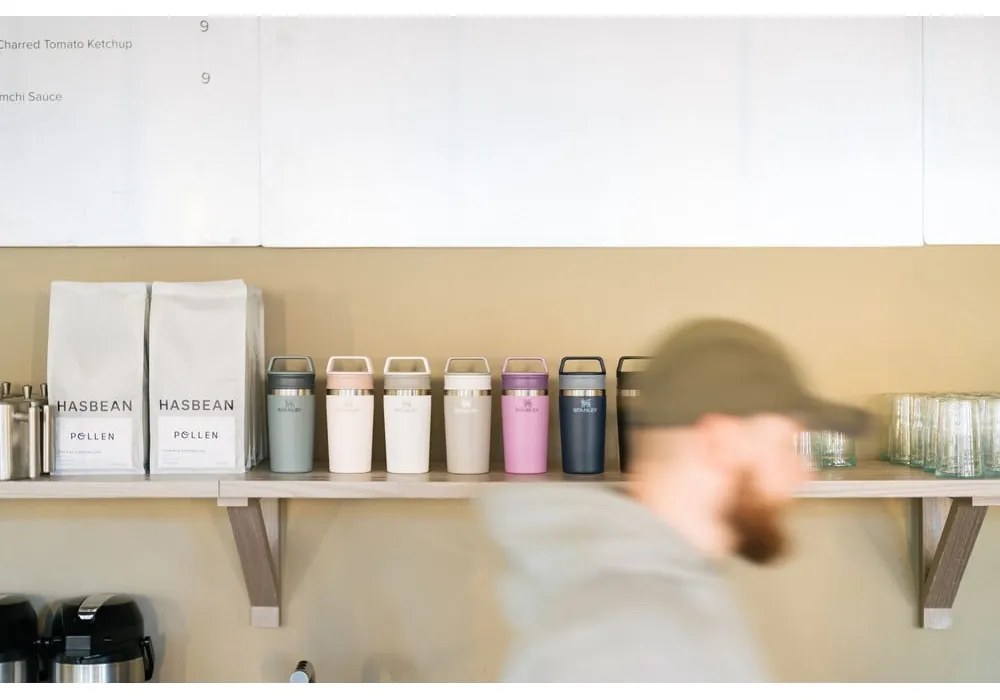 Jasnoróżowy kubek termiczny ze stali nierdzewnej 350 ml Café-To-Go Rose Quartz – Stanley