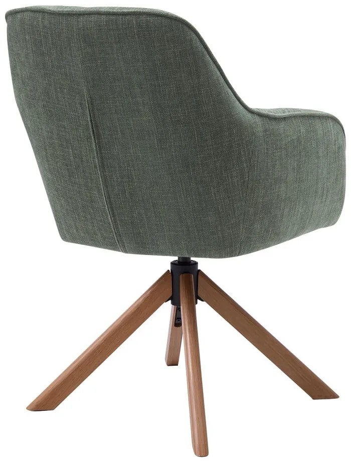 Zielone tapicerowane fotele jadalniane zestaw 2 szt. Avola – Unique Furniture