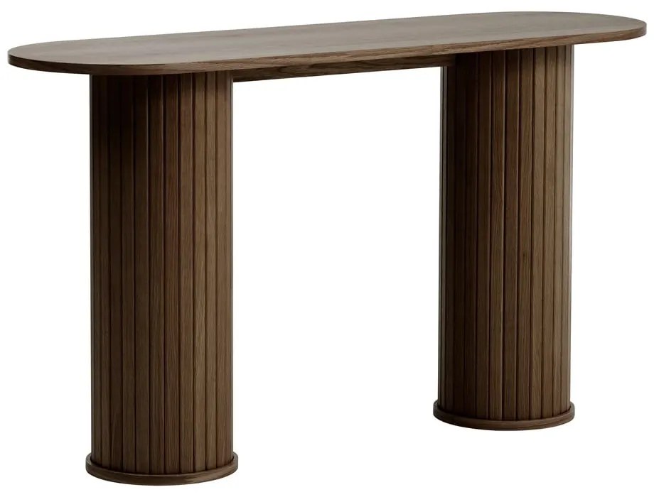 Brązowa konsola 40x130 cm Nola – Unique Furniture