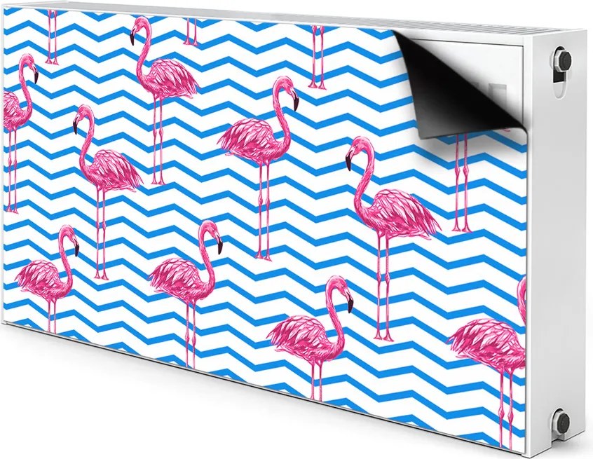 Maskownica na kaloryfer Flamingi