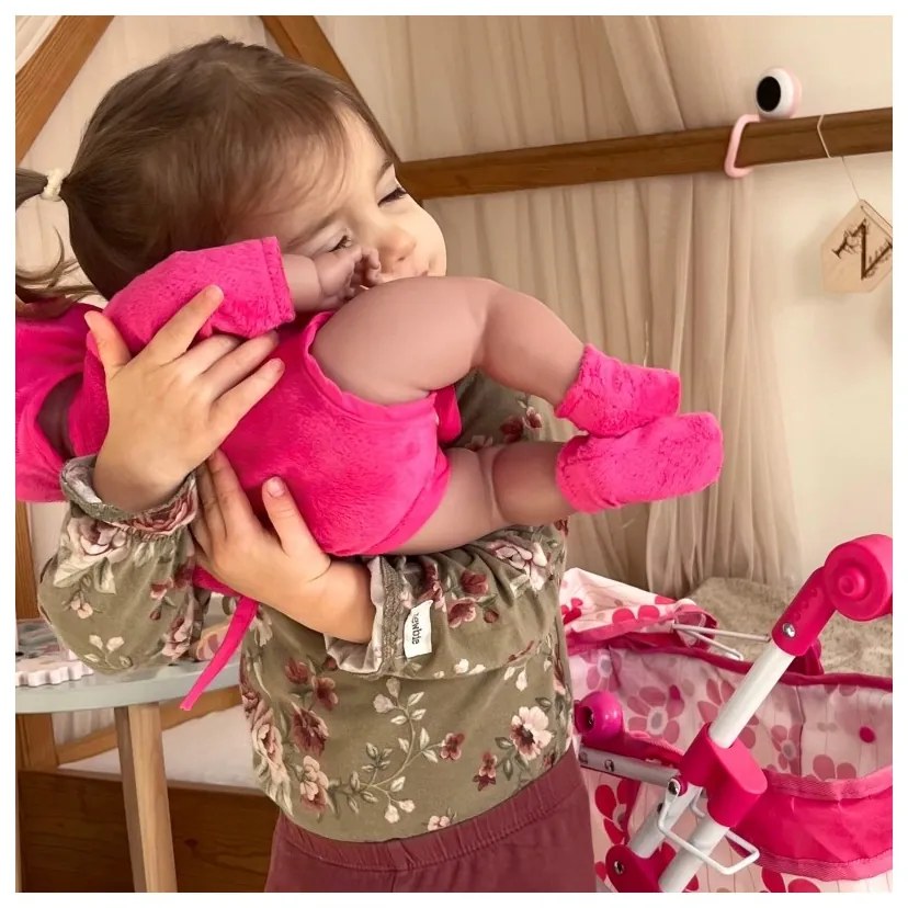 Woopie lalka bobas w ubranku misio 46 cm