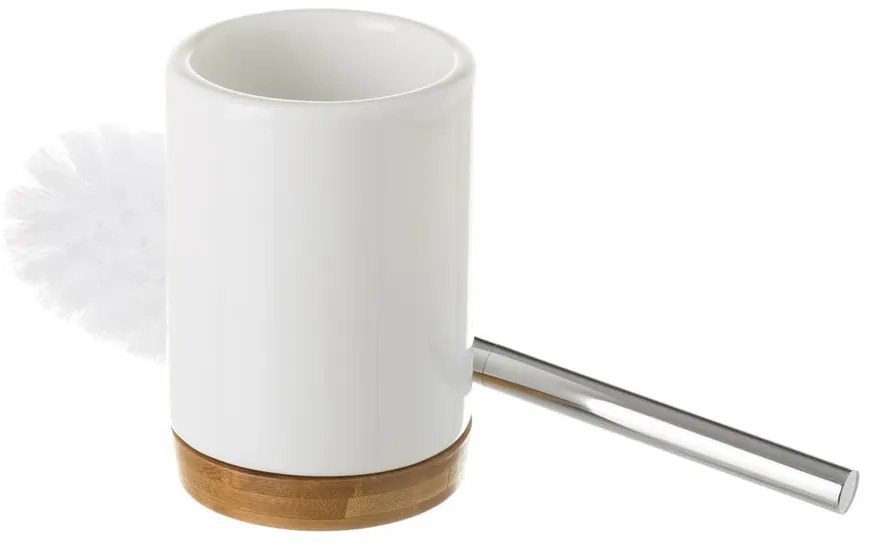 Biała ceramiczna szczotka do WC Simply – Casa Selección