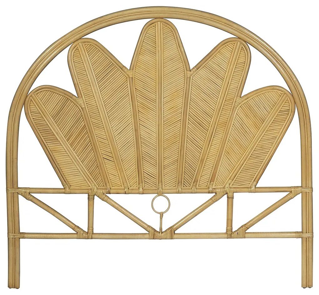 Zagłówek do łóżka 140 cm - Rattan - Naturalny - CHELINA