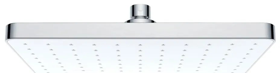 WENKO 24001100 - Głowica prysznicowa AUTOMATYCZNE CZYSZCZENIE 25x17 cm połysk. chrom/biały