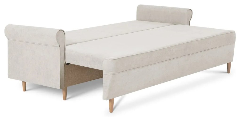 Kanapa sofa 3 os z funkcją spania ELITE Beżowy