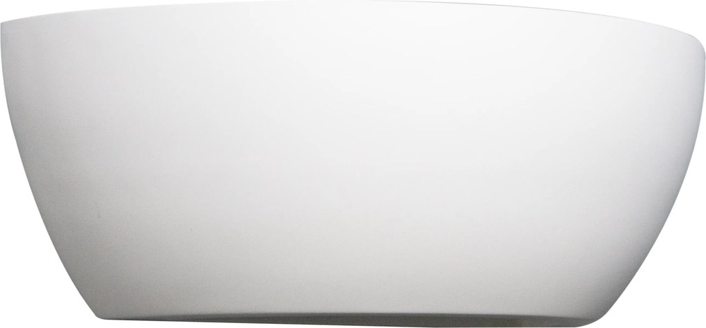 Nowoczesna lampa ścienna biała - Hiske