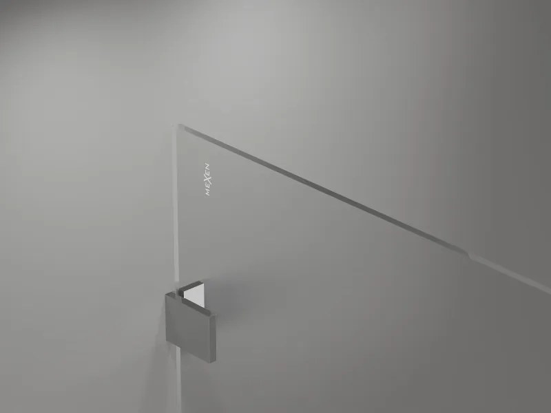Mexen Lunar ścianka prysznicowa Walk-in lewa 110 x 200 cm, transparent 8 mm, chrom - 830-110-000-01-00-L