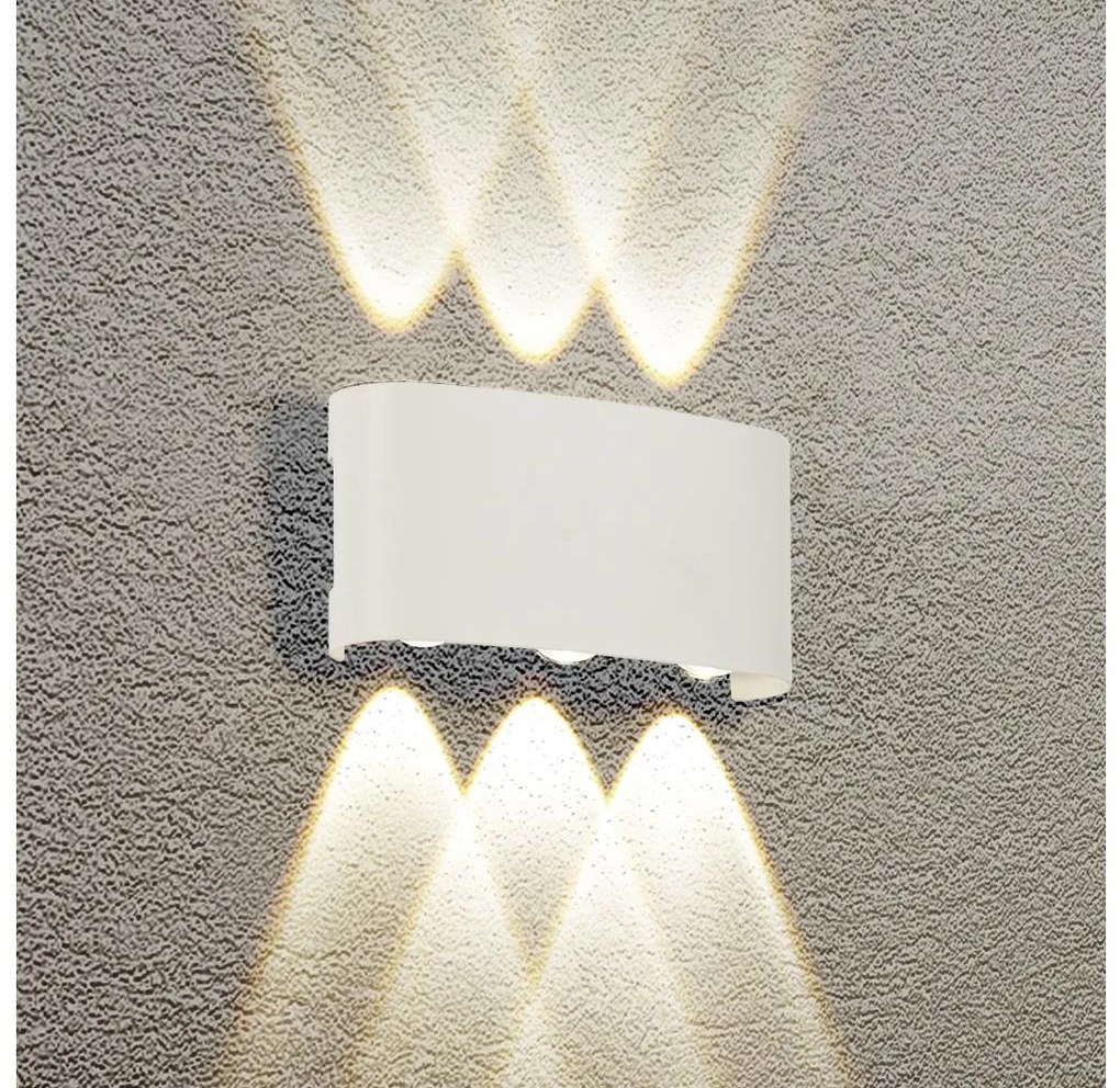 Brilagi - LED zewnętrzny kinkiet FLAREBOX LED/6W/230V biały IP65