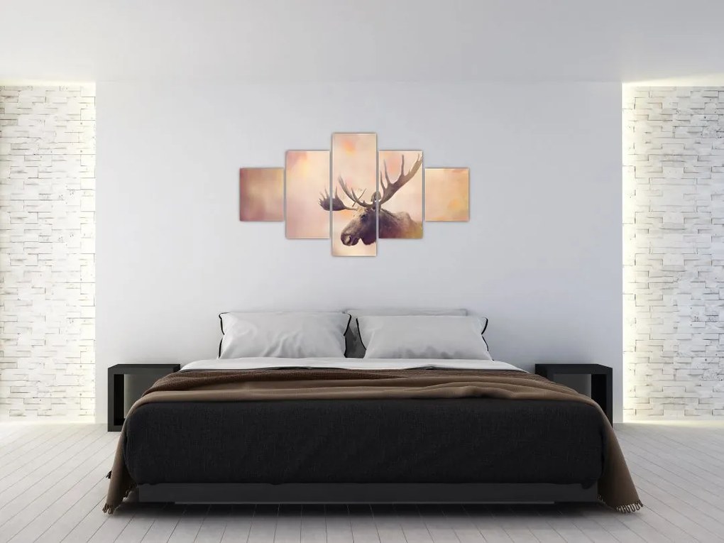 Obraz - Las w jesiennych liściach (125x70 cm)