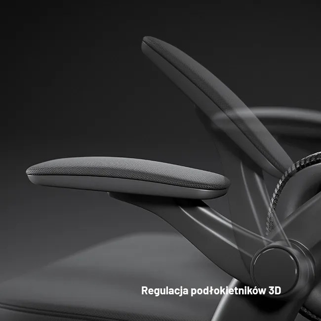 Fotel biurowy, ergonomiczny Diablo V-Light, czarny