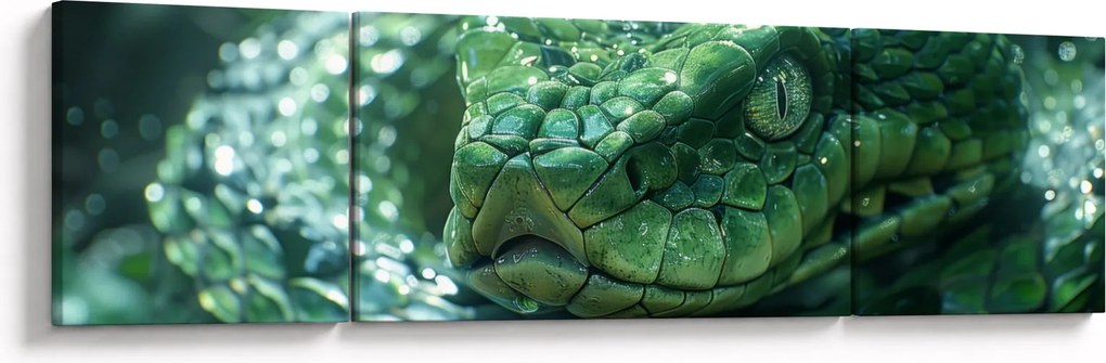 Obraz - Portret węża (170x50 cm)