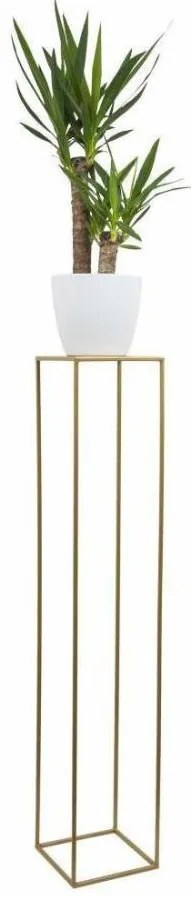 Stojak na kwiaty 100x24 cm, złoty