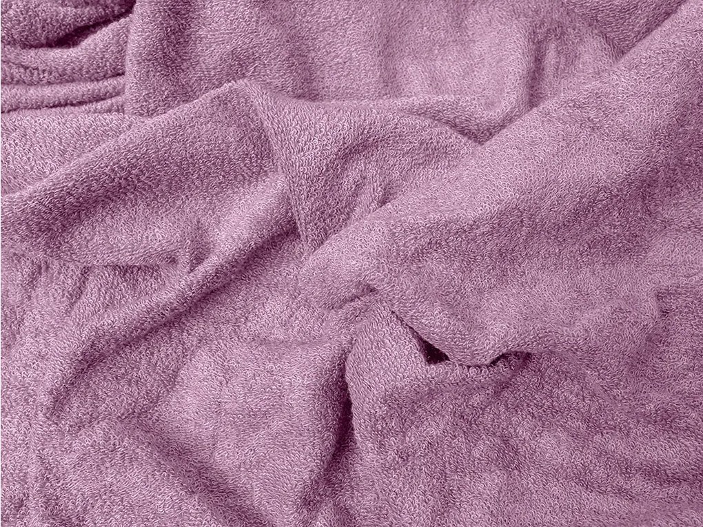 PrzytulneMieszkanie.pl Prześcieradło frotte EXCLUSIVE różowe 90 x 200 cm