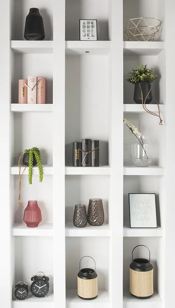 Zegar książki BOOK, 20 x 20 x 15 cm