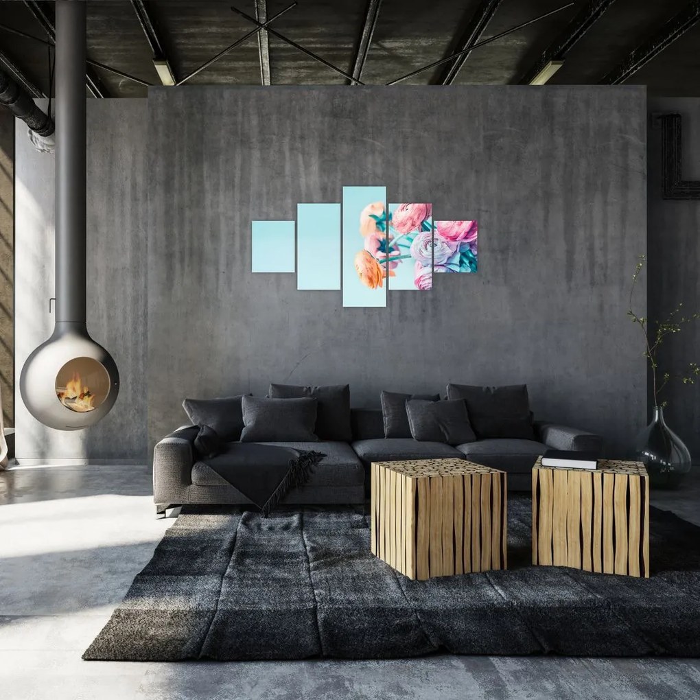 Obraz - Kwiaty w wazonie (125x70 cm)