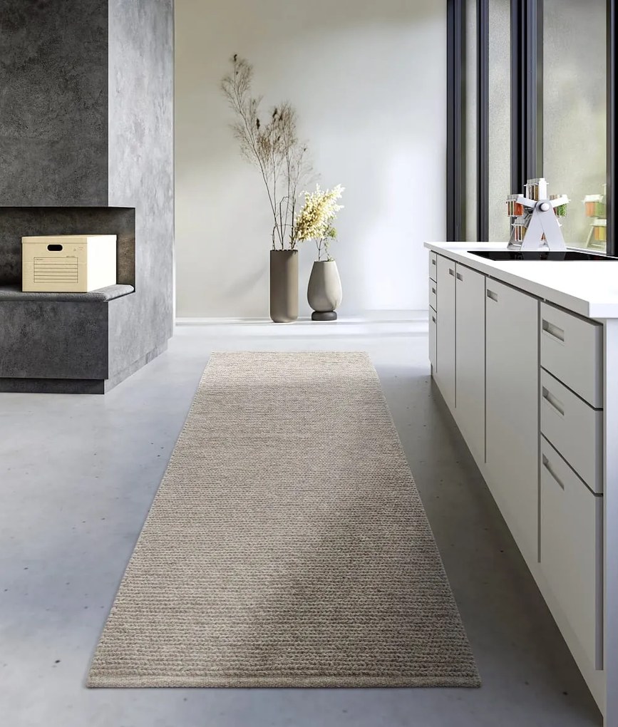 Dywan wełniany Villeroy &amp; Boch beżowy 80 cm x 200 cm