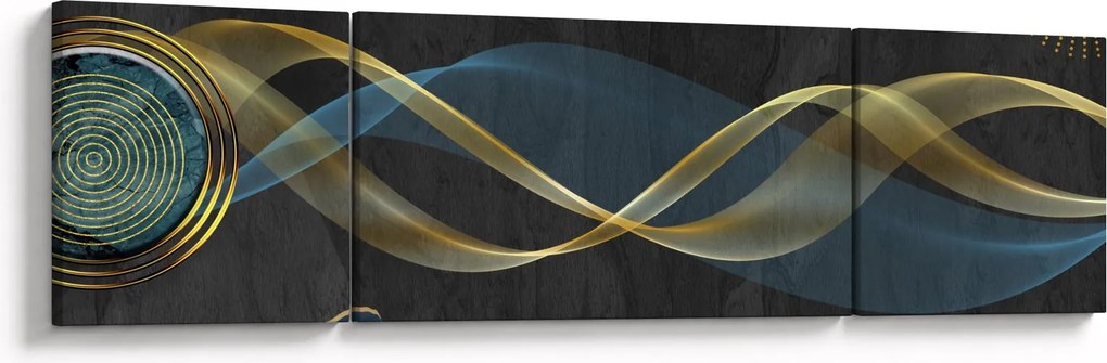 Obraz - Abstrakcja (170x50 cm)