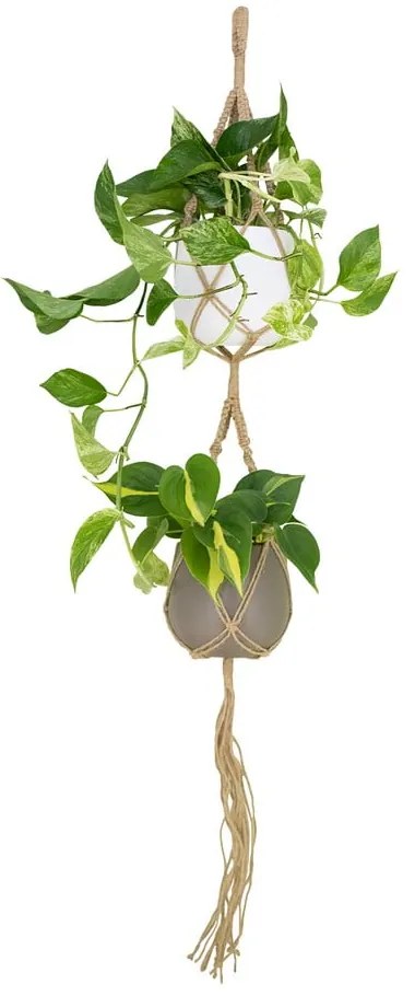 Tekstylny system do zawieszenia doniczki ø 10 cm (wysokość 120 cm) Macramé – Artevasi