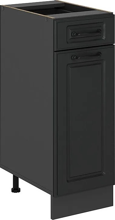 Szafka dolna do kuchni antracytowy domek wiejski 30x46x81.6 r-line