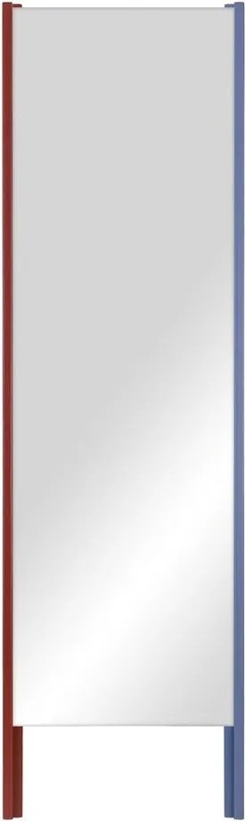 Lustro z drewnianą ramą stojące 49x166 cm Lun – noo.ma