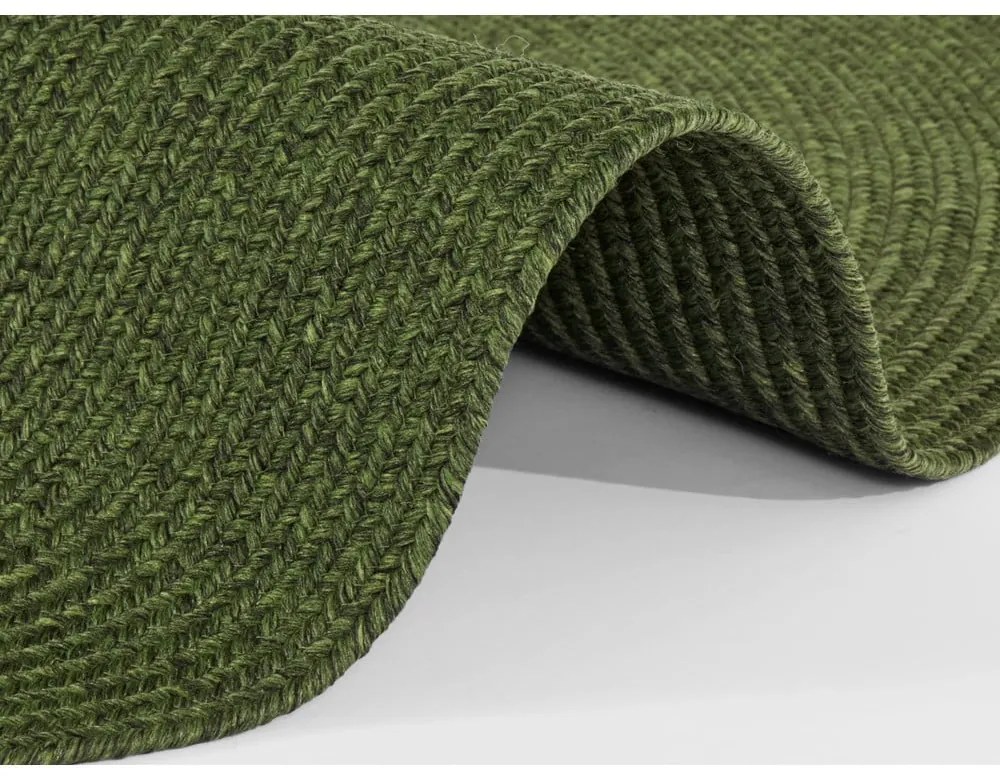 Zielony okrągły dywan odpowiedni na zewnątrz ø 150 cm – NORTHRUGS