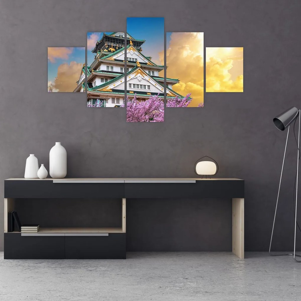 Obraz - Zamek Osaka (125x70 cm)