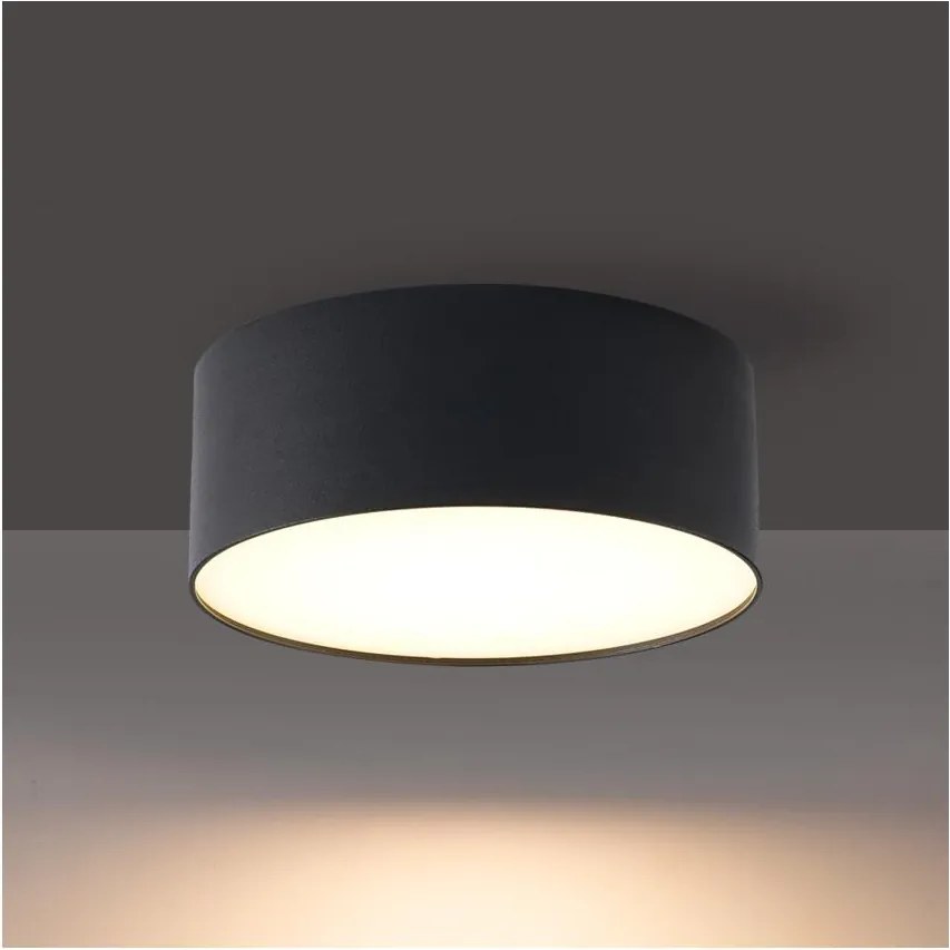 BRILAGI - LED Zewnętrzna lampa sufitowa FORIS LED/14W/230V śr. 12 cm czarna IP44