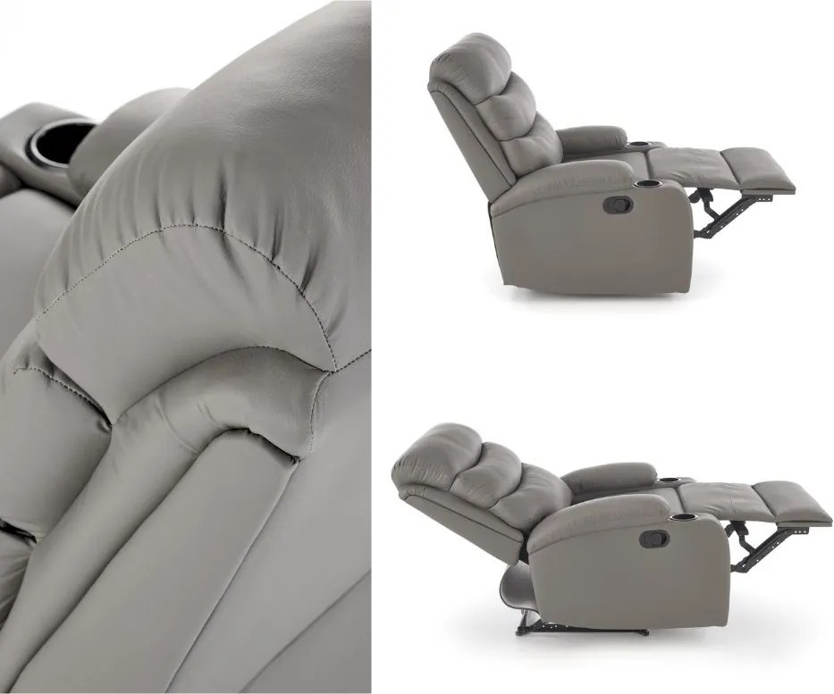 Rozkładany fotel z miejscem na napoje Perus Halmar