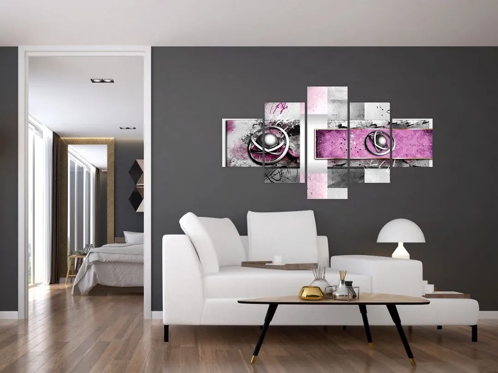 Obraz abstrakcji (125x70 cm)