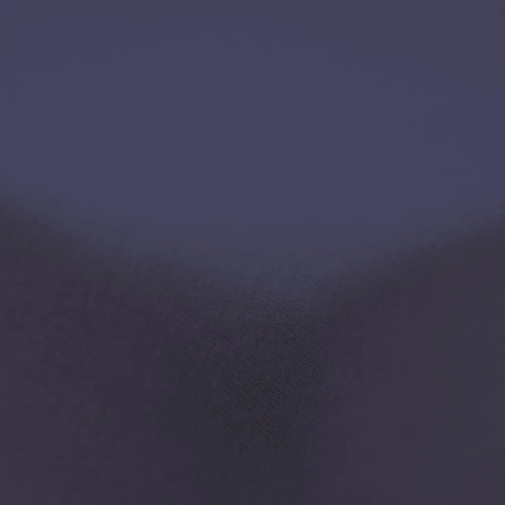 Ciemnoniebieskie flanelowe prześcieradło z gumką 150x200 cm Brushed – Catherine Lansfield