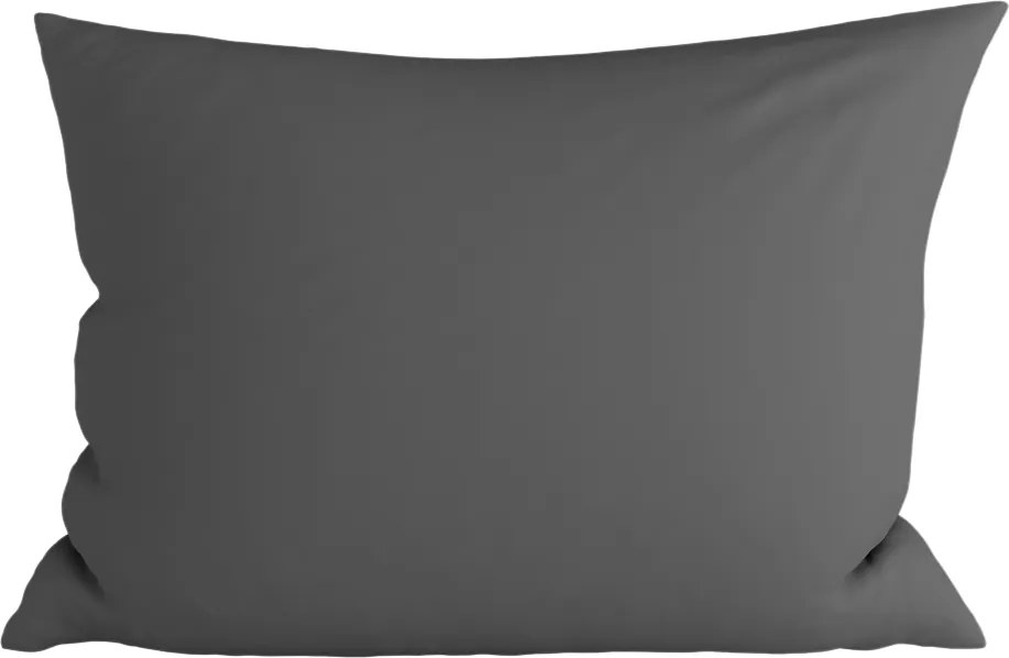 Poszewka na poduszkę LUX 70x90 cm ciemnoszara, kieszeń hotelowa