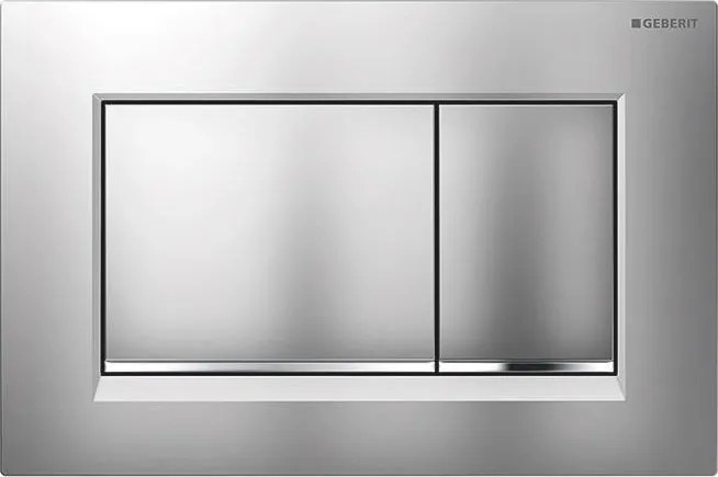 Geberit 115.883.JQ.1-Przycisk spłukiwania Sigma30 24,6x16,4 cm chrom matowy/chrom błyszczący