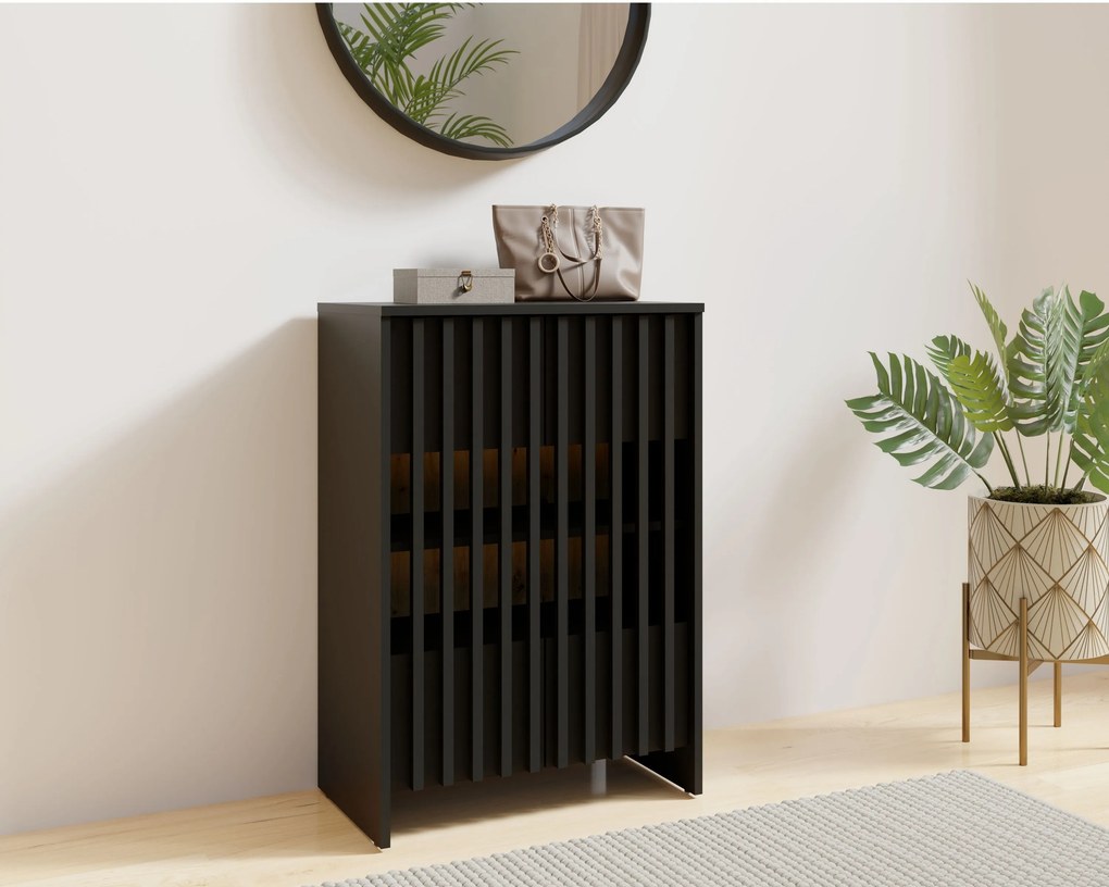 Komoda ZEPHYR 60 cm do Salonu Sypialni Czarny