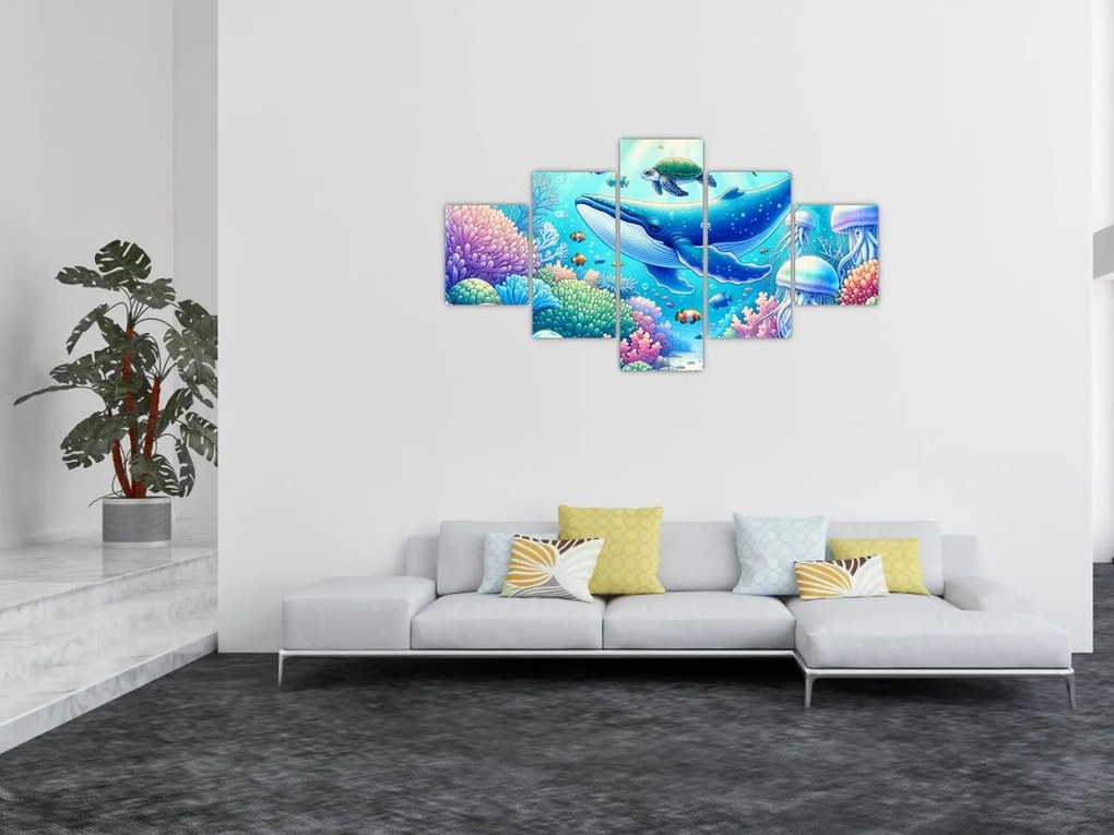 Obraz – Podwodny świat (125x70 cm)