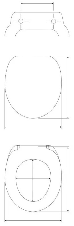 Deska sedesowa 38 x 41 cm Aldeno – Wenko